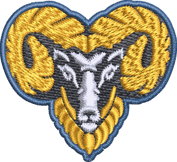 Left chest embroidery digitizing design -7stardigitizing.com